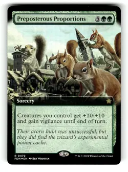 Preposterous Proportions (Extended Art) Foundations 472 NM FOIL - Image 1