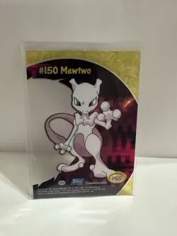 2000 Topps Pokemon #150 Mewtwo PC5 TV Animation Edition Clear Card BlueLabel TCG - Image 2