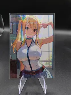 Lucy Hearfilia Fairy Tale Holographic Anime Collectible Trading Card - Image 2