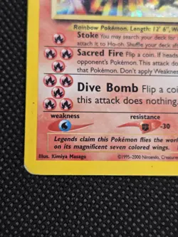Ho-Oh 7/64 Neo Revelation Unlimited Holo Rare 2000 Pokemon Card - Image 5