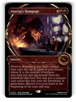 Anzrag's Rampage (Showcase) Murders at Karlov Manor 303 NM FOIL - Image 1