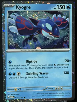 SWIRL 🌀 Kyogre Cosmos Holo Miscellaneous Cards & Products 034/132 Pokemon NM #3 - Image 5