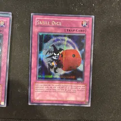 Yu-Gi-Oh! Skull Dice -EDS-003- Secret Rare- Unlimited LP - Image 1