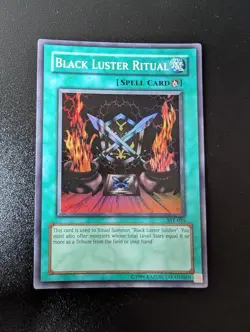 Black Luster Ritual SYE-025 Starter Deck: Yugi Evolution Yu-Gi-Oh Unlimited MP - Image 1