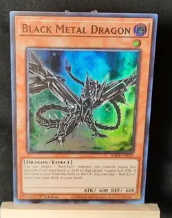 Yu-Gi-Oh! Black Metal Dragon *SUPER RARE* RA04-EN016 1st Edition NM - Image 1