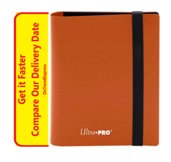 ULTRA PRO ECLIPSE ORANGE PRO BINDER FOLDER ALBUM 2 POCKET Yugioh MTG Pokemon - Image 1