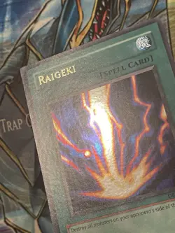 Yugioh Raigeki DB1-EN114 Ultra Rare - NM - Image 4