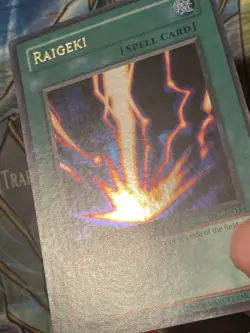 Yugioh Raigeki DB1-EN114 Ultra Rare - NM - Image 5