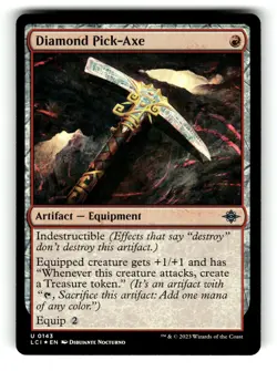 Diamond Pick-Axe The Lost Caverns of Ixalan 143 NM FOIL - Image 1