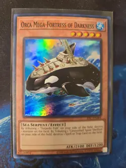Orca Mega-Fortress Of Darkness - IOC-EN084 - Super Rare - NM - Yugioh - Image 1