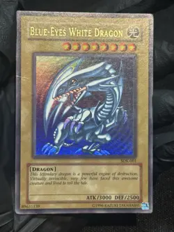 Blue-Eyes White Dragon SDK-001 Ultra Unlimited Edition - P/MP - Vintage YuGiOh - Image 1