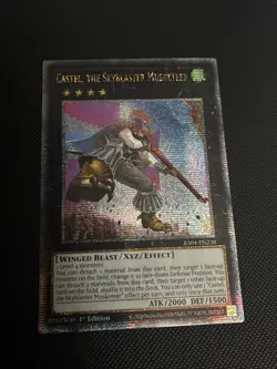 Yugioh Castel, The Skyblaster Musketeer Quarter Century Secret Rare RA04-EN230 - Image 1