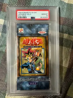 Japanese Yugioh Graded Booster Packs Vol.1-4 PSA 10 - Image 3