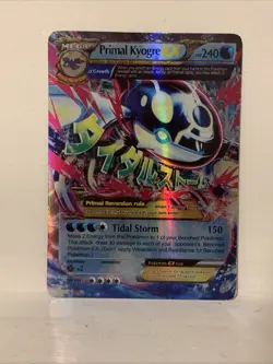 Pokemon TCG Primal Kyogre EX Card 55/160 XY Primal Clash Series - Image 1