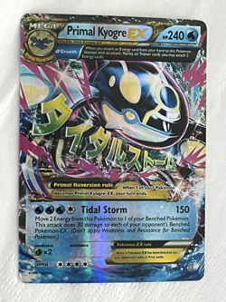 Pokemon TCG Primal Kyogre EX Card 55/160 XY Primal Clash Series - Image 1