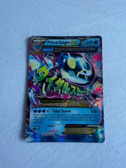 Pokemon TCG Primal Kyogre EX Card 55/160 XY Primal Clash Series - Image 1