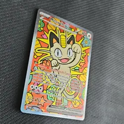 Pokemon Meowth ex 121/088 Special Illustration Rare SIR Perfect Order - Image 2