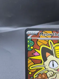 Pokemon TCG Meowth ex 121/088 Special Illustration Rare Perfect Order SIR - Image 3