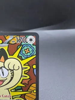 Pokemon TCG Meowth ex 121/088 Special Illustration Rare Perfect Order SIR - Image 5