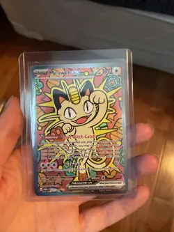 Meowth EX Pokemon Perfect Order 121/088 Special Illustration Rare SIR NM/Mint - Image 1