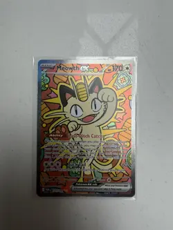 Pokemon TCG - Meowth Ex - 121/088 -Special Illustration Rare SIR - Perfect Order - Image 1
