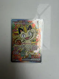 Pokemon TCG - Meowth Ex - 121/088 -Special Illustration Rare SIR - Perfect Order - Image 3