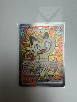 Pokemon TCG - Meowth Ex - 121/088 -Special Illustration Rare SIR - Perfect Order - Image 4