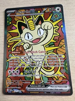 Pokemon TCG - Meowth Ex - 121/088 -Special Illustration Rare SIR - Perfect Order - Image 1