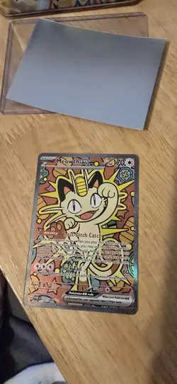 2026 Pokemon Meowth EX Special Illustration Rare SIR 121/088 Perfect Order NM ( - Image 1
