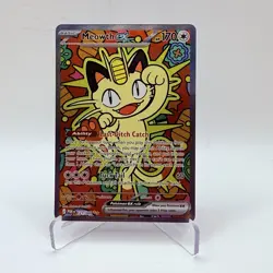 Pokemon TCG Meowth ex 121/088 Special Illustration Rare Perfect Order SIR - Image 2