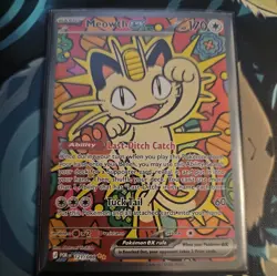 Meowth EX 121/088 - Special Illustration Rare SIR - Pokemon ME03: Perfect Order - Image 1