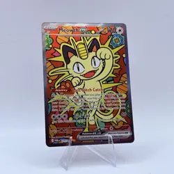 Pokemon TCG Meowth ex 121/088 Special Illustration Rare Perfect Order SIR - Image 3