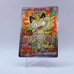 Pokemon TCG Meowth ex 121/088 Special Illustration Rare Perfect Order SIR - Image 4
