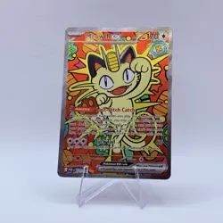 Pokemon TCG Meowth ex 121/088 Special Illustration Rare Perfect Order SIR - Image 5