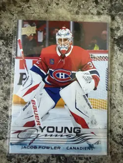 2025-26 Upper Deck Extended Series Jacob Fowler Young Guns #724 - Image 1