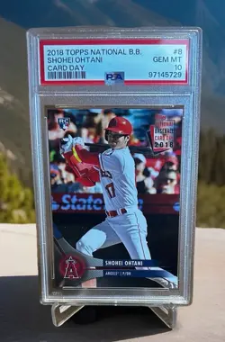 PSA 10 SHOHEI OHTANI 2018 TOPPS National Baseball Card Day ANGELS/Dodgers GEM - Image 1