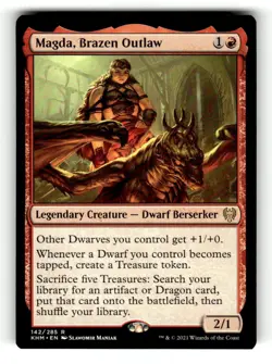 Magda, Brazen Outlaw Kaldheim 142 Near Mint - Image 1