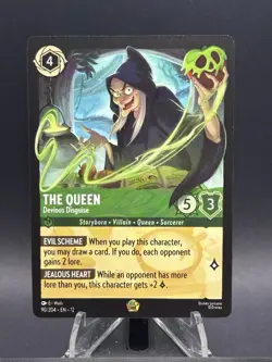 The Queen Devious Disguise 90/204 Wilds Unknown Disney Lorcana - Image 1