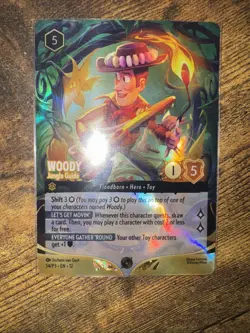 Woody - Jungle Guide (Store Championship) 54 Disney Lorcana Promo Cards Holo - Image 1