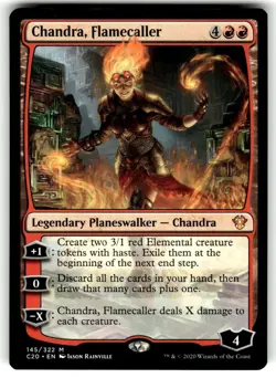 Chandra, Flamecaller Commander 2020 145 Near Mint - Image 1