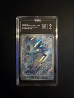 Pokemon TCG Articuno 161/159 Sv09 Journey Together Illustration Rare Holo TAG 9 - Image 1