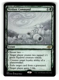 Verdant Command (Showcase) Modern Horizons 2 359 NM FOIL - Image 1