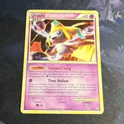 Pokemon TCG Jirachi 1/95 Unleashed Holo Rare 2010 English 60HP - Image 1