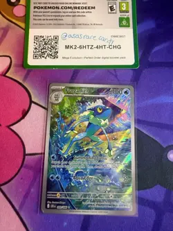 Nintendo Frogadier 089/086 Crown Zenith Holo Secret Rare 100 HP Stage 1 - Image 2