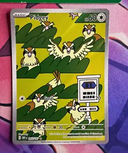 The Pokemon Company Pidgey 207/197 SV03 Obsidian Flames Common 60HP Basic EN - Image 1