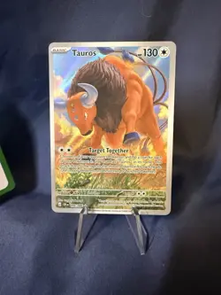 The Pokemon Company Paldean Tauros 218/193 SV02 Paldea Evolved Holo 130 HP Basic - Image 1