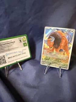 The Pokemon Company Paldean Tauros 218/193 SV02 Paldea Evolved Holo 130 HP Basic - Image 2
