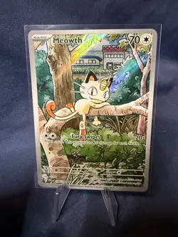 The Pokemon Company Meowth 106/094 Me02: Phantasmal Flames IR Holo Full Art EN - Image 1
