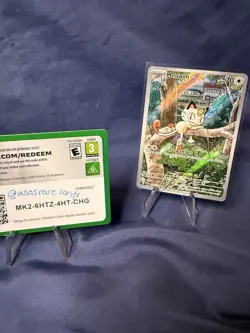 The Pokemon Company Meowth 106/094 Me02: Phantasmal Flames IR Holo Full Art EN - Image 2