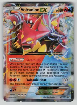 Volcanion EX XY173 Holo Promo XY Promo Pokemon LP - Image 1